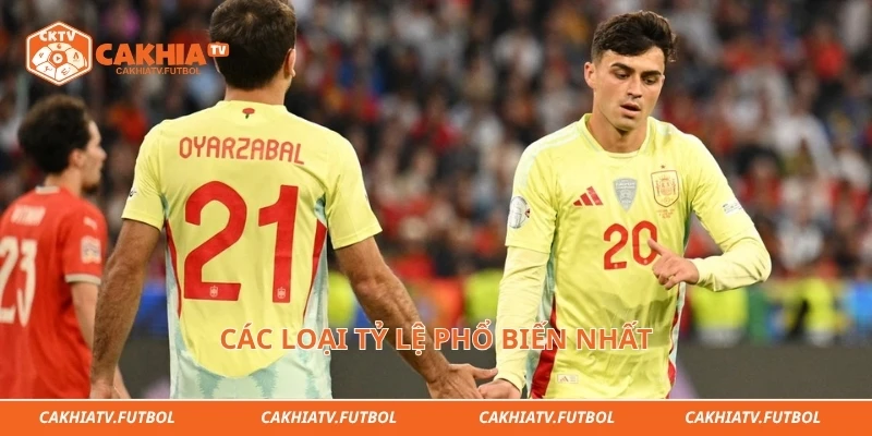 Các loại tỷ lệ phổ biến nhất